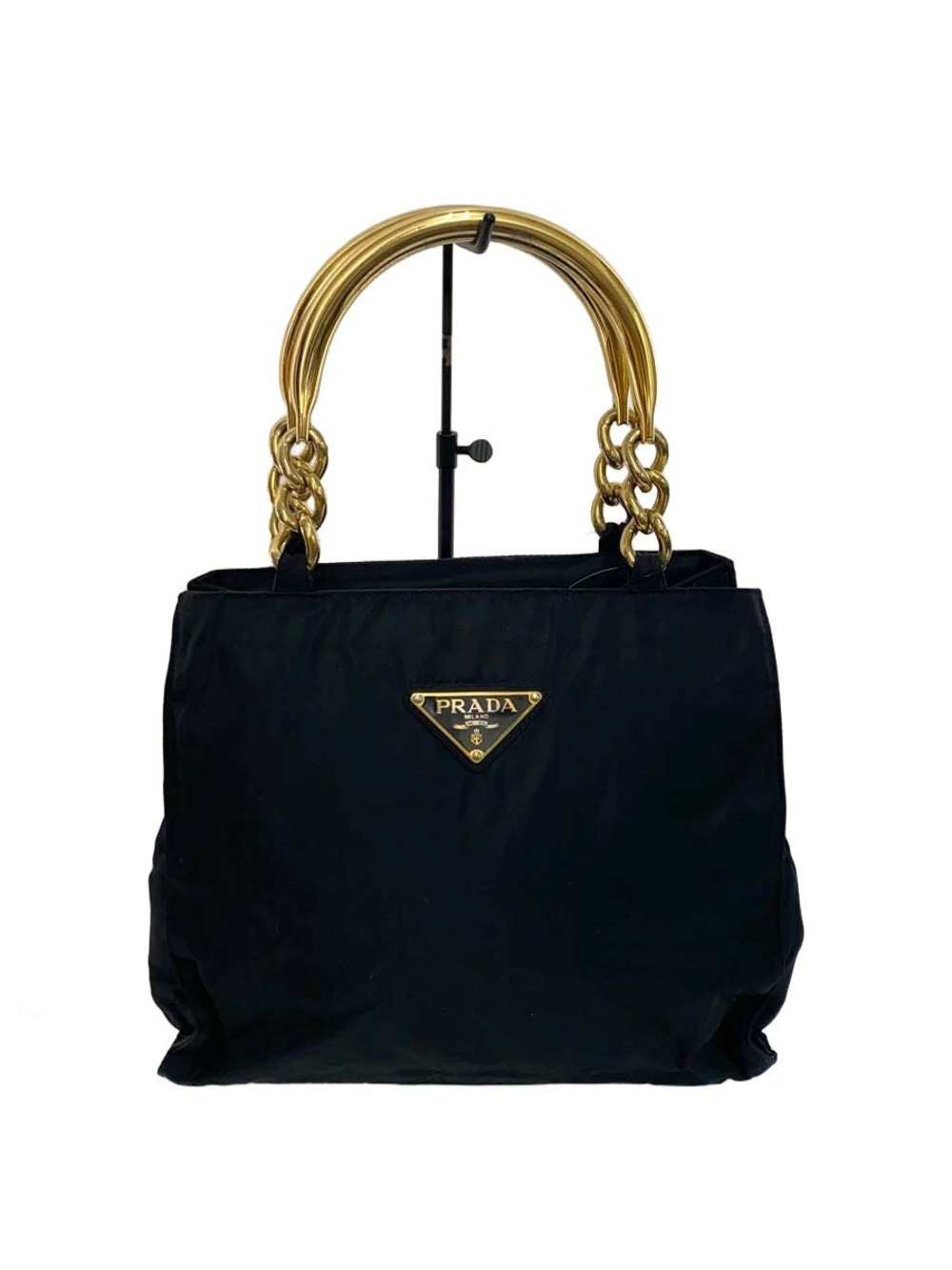 Prada Triangle Handbag Black